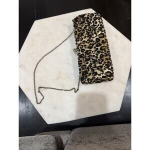 vintage leopard beaded leopard purse with austrian crystals